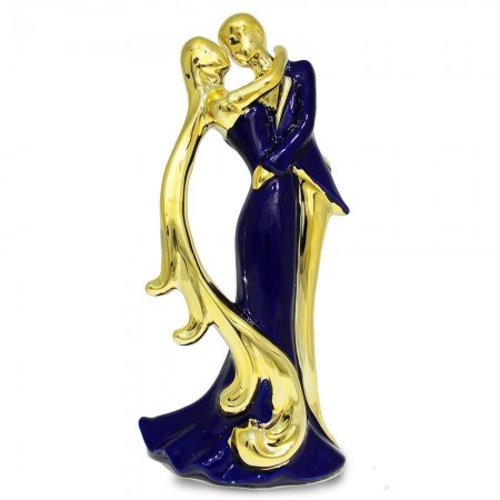 Dancing Couple in Golden Finish