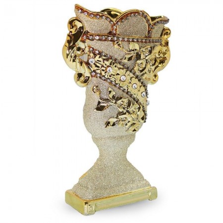 Golden Jewel Vase