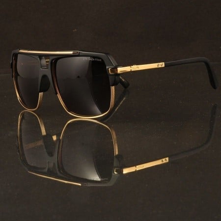 ḋita® MAC 4 ™ King's Gold Wing Crown with Gold Satellite Frame with Copper Tinted Dense Lenses Aviator Eyewear