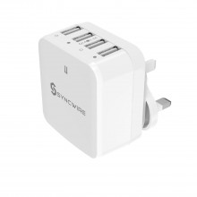Syncwire 4 Port USB Charger with Quick Charge Technology