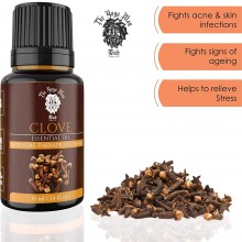 Clove Essential Oil (PURE, NATURAL & UNDILUTED) Therapeutic Grade - Perfect for Aromatherapy, Oral Care, Relaxation, Skin Therapy, Medicinal Use & More - by The Yoga Man Lab (10 ml)