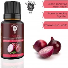 Onion Essential Oil (PURE & NATURAL - UNDILUTED) Therapeutic Grade - 10 ML - Perfect for Aromatherapy, Relaxation, Skin Therapy & More - by The Yoga Man Lab (10 ml)