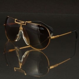 Cazal® Targa 901™ Gold Crown Metal Sculpture & Copper Tinted Densed Lenses Eyewear