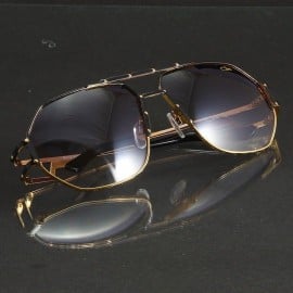 CAZ ® Drocent 9054 ™ Black Gold Limited Sculpted Frame & Temples with Copper Tinted Dense Lenses Eyewear
