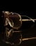 Cazal ® WrapShip 903™ Gold Crown Alien Frame & Copper Tinted Dense Lenses Eyewear