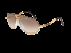 Cazal® Eagle 906™ Gold Brown Crown Metal Sculpture & Copper Tinted Densed Lenses Eyewear