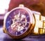 Patia Stats "GOLD MINE" - Wrist Nerve Sensing Self-Winding Timepiece