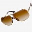 ḋita® Chalanger ™ with Black Gold Engraving & Crown Centre with Copper Tinted Lenses Aviator Eyewear