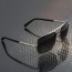 ḋita® Matador ™ Silver Chrome Crown Engraved with Armour & Carbon Tinted Lenses Aviator Eyewear