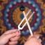 Set of Tuning Fork Chakra Hammer with Mallet for Sound Healing Therapy
