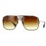 BITA ® armada Config King's Crown™ with Gold Frame & Copper Tinted Lenses Aviator Sunglass