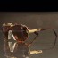 Cazal® GreatBaron 8018™ Gold Crown on Leopard Marble Frame with Copper Densed Lenses Eyewear