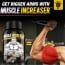 The Yoga Man Lab Muscle Increaser Daily Muscle Building Supplement for Muscle Growth and Strength Featuring Powerful Ingredients Horny Goat Weed & Yohimbe Bark Extract 60 Capsule Pack of 2