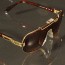 Cazal® GreatBaron 8018™ Gold Crown on Leopard Marble Frame with Copper Densed Lenses Eyewear