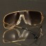 Cazal® GoldHole 902™ Gold Crown Metal Sculpture & Copper Tinted Dense Lenses Eyewear